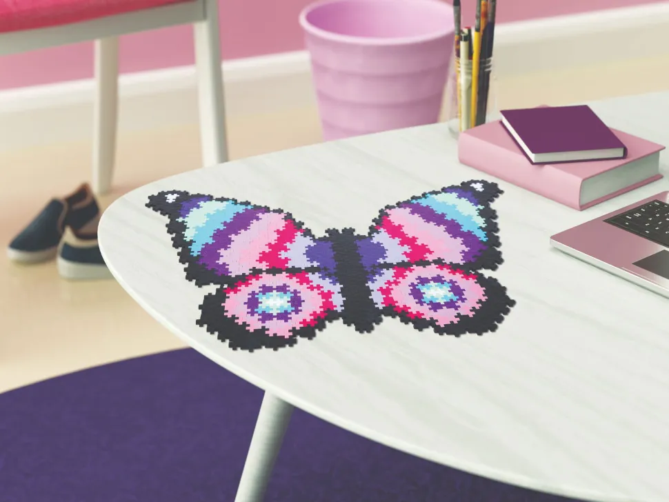 Plus-Plus - Puzzle By Number, Sommerfugl 800 Stk