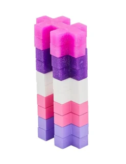 Plus-Plus Big I Ror - Glitter Mix, 15 Stk