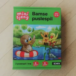 Puslespil 6 + 9 Brikker - Bamse, Kylling & Aelling