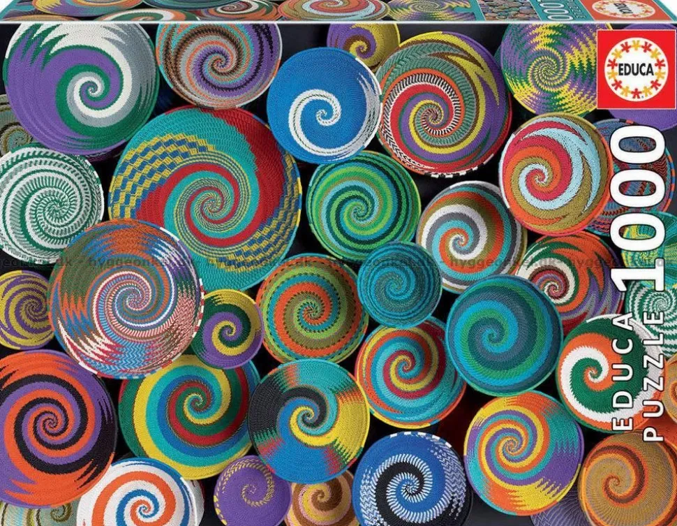 Puslespil M. 1.000 Brikker - Afrikanske Kurve