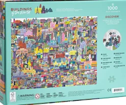 Puslespil M. 1.000 Brikker - Bygninger