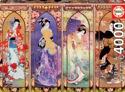 Puslespil M. 4.000 Brikker - Japansk Collage