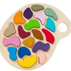 Puslespil M. 18 Brikker - Kunstnerens Palet