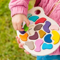 Puslespil M. 18 Brikker - Kunstnerens Palet