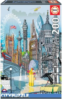 Puslespil M. 200 Brikker - London