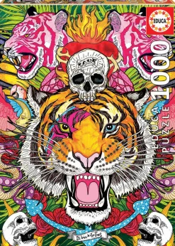 Puslespil M. 1.000 Brikker - Tiger