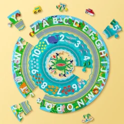 Puslespil M. 48 Brikker - Ud Og Se, Inkl. Fartojer