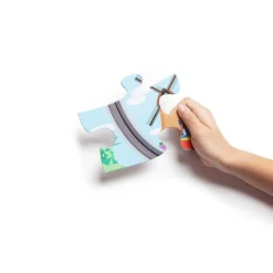 Puslespil M. 48 Brk - Jorden Rundt, Inkl 2 Biler