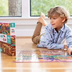 Puslespil M. 48 Brk. - Over/Under - Dino World