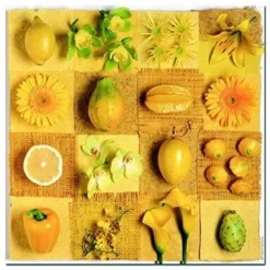 Puslespil M. 3 X 500 Brikker - Frugt & Blomster