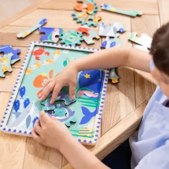 Puslespil M. Gear, 18 Brikker - Havdyr