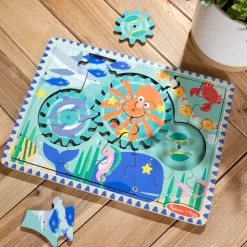 Puslespil M. Gear, 18 Brikker - Havdyr