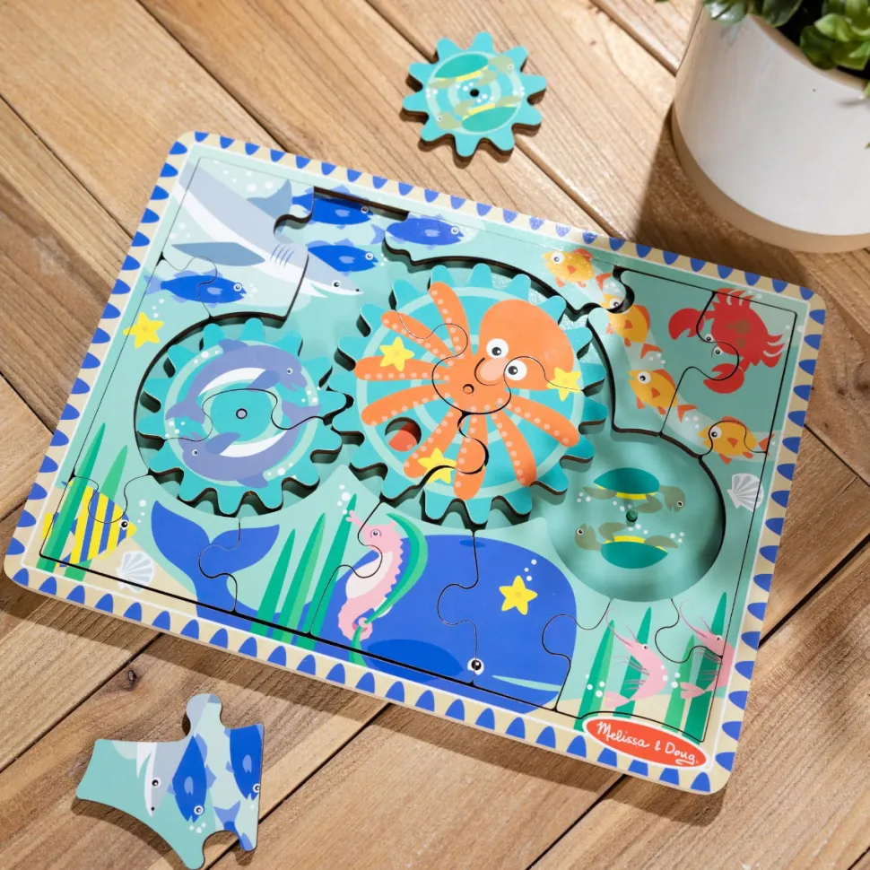 Puslespil M. Gear, 18 Brikker - Havdyr