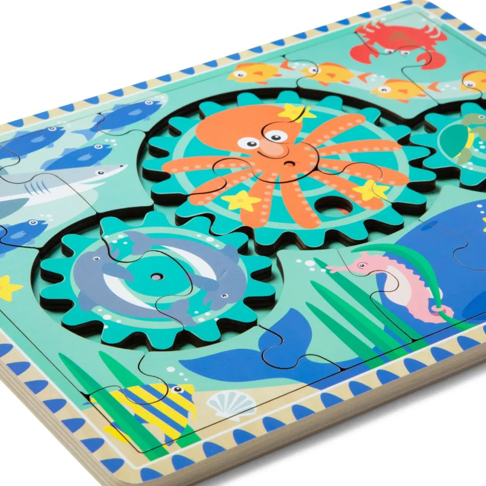 Puslespil M. Gear, 18 Brikker - Havdyr