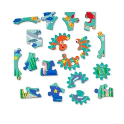 Puslespil M. Gear, 18 Brikker - Havdyr