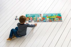 Puslespil Til Gulv, 100 Brikker - Byliv