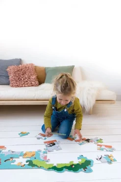 Puslespil Til Gulv, 36 Brikker - Safari