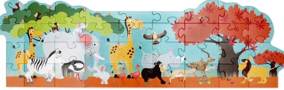 Puslespil Til Gulv, 36 Brikker - Safari