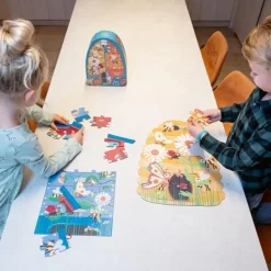 Puslespil, Tosidet M. 2 X 20 Brikker - Bikube