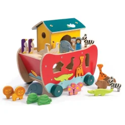 Puttekasse - Noahs Ark, Inkl. 10 Dyrepar