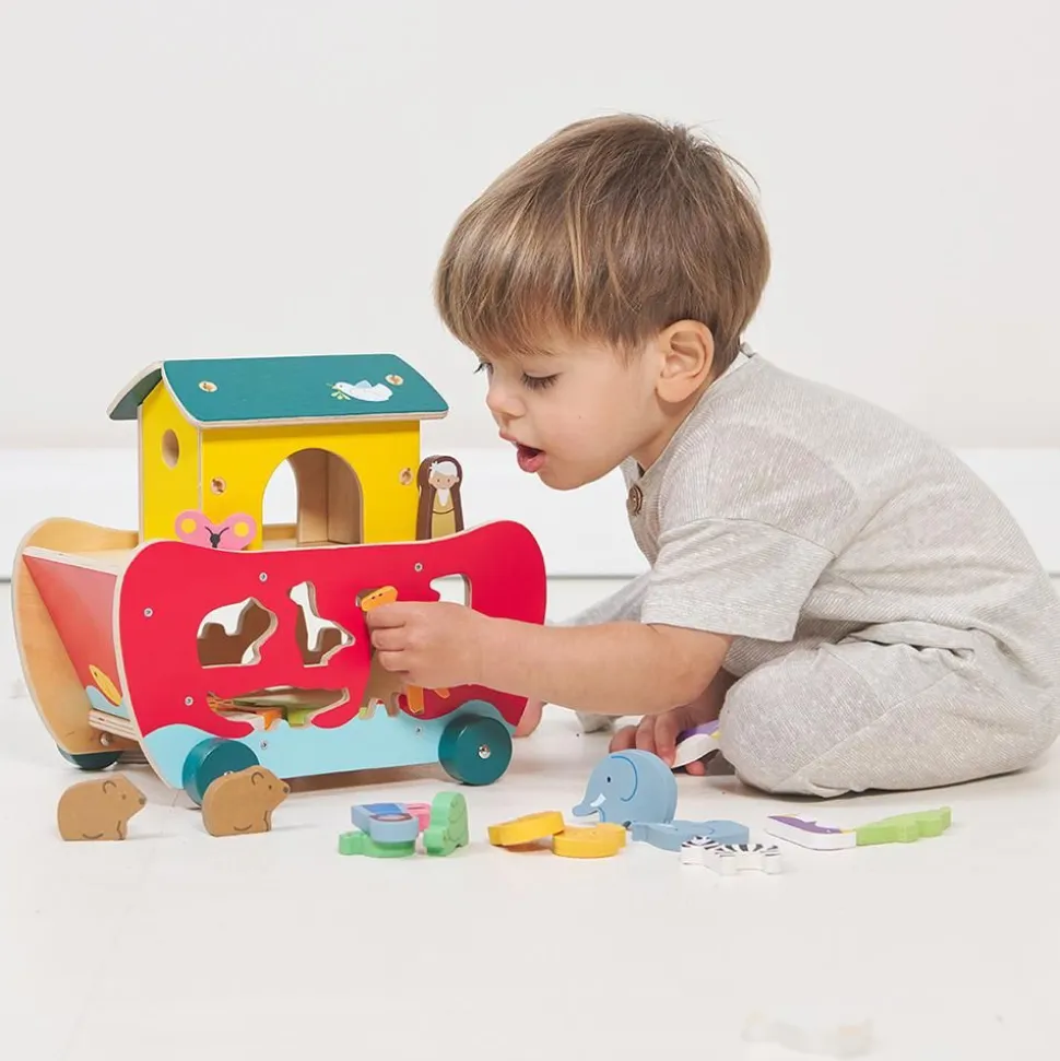 Puttekasse - Noahs Ark, Inkl. 10 Dyrepar