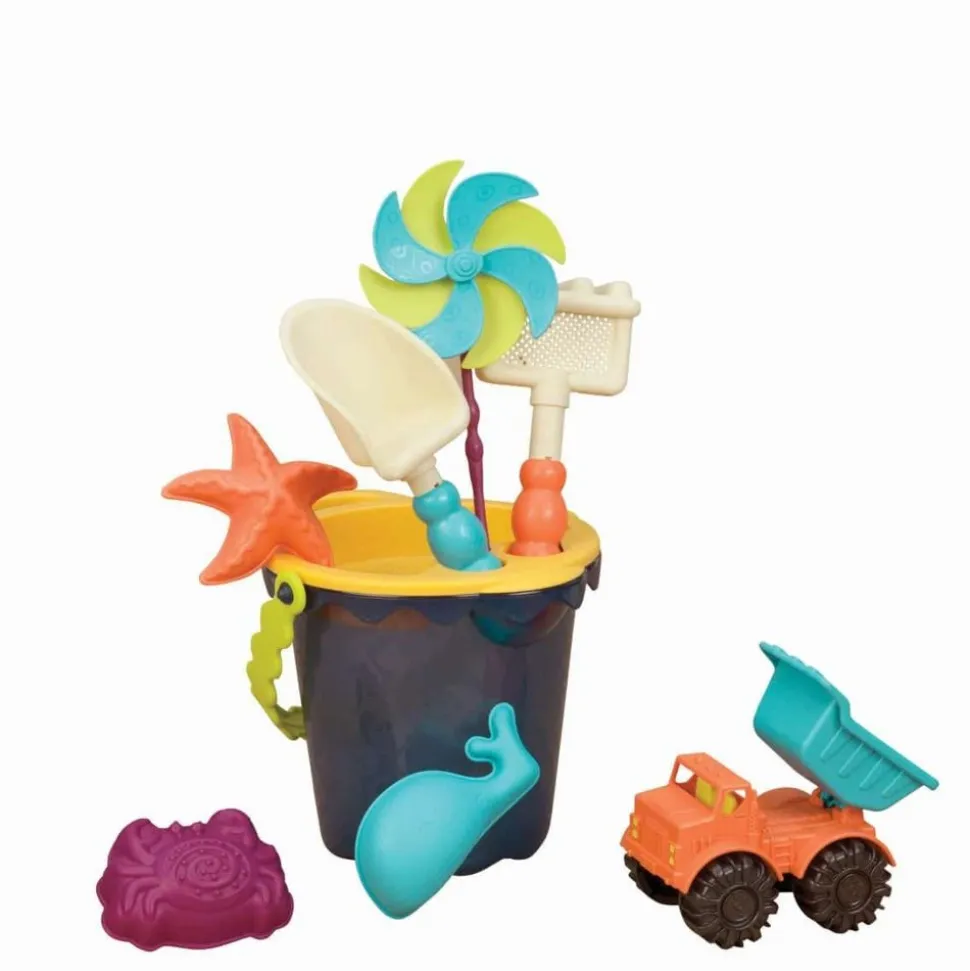 Sandleg - Spandsaet Med 8 Dele - Bla