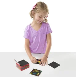 Scratch Art - Regnbuekort