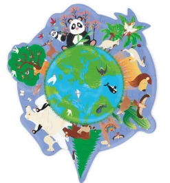 Silhuetpuslespil M. 45 Brikker - Jorden