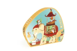 Silhuetpuslespil M. 37 Brikker - Elefant