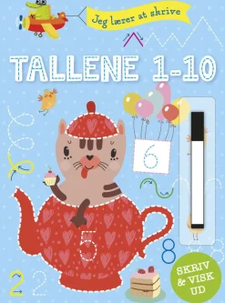 Skriv Og Visk Ud: Jeg Lærer At Skrive Tallene 1-10