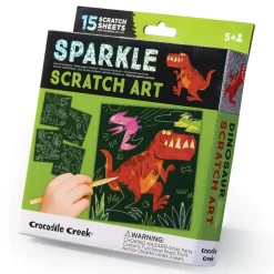 Sparkle Scratch Art - Dinosaurer
