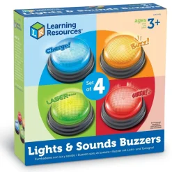 Svarknap M. Lys Og Lyd, 4 Stk