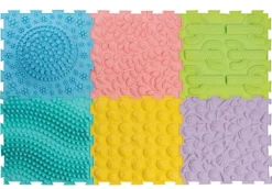 Taktilmatter - Saet Med 6 Stk