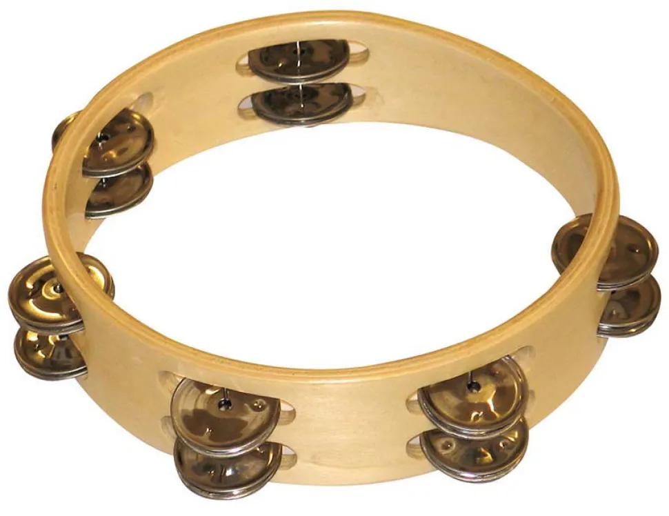 Tamburin I Trae 21 Cm