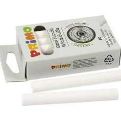 Tavlekridt - Hvid, 10 Stk