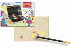 Tegne- Og Malekuffert Med 45 Dele