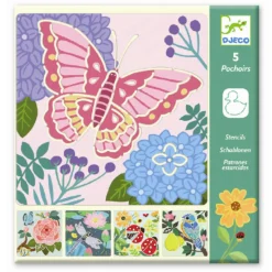 Tegneskabeloner - Havens Dyr, 5 Stk.