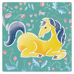 Tegneskabeloner - Heste, 5 Stk