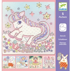 Tegneskabeloner - Kawailand, 5 Stk