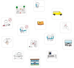 Time Timer - Magnetiske Piktogrammer, Startsaet