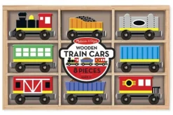 Togsaet I Trae - 8 Stk I Kasse