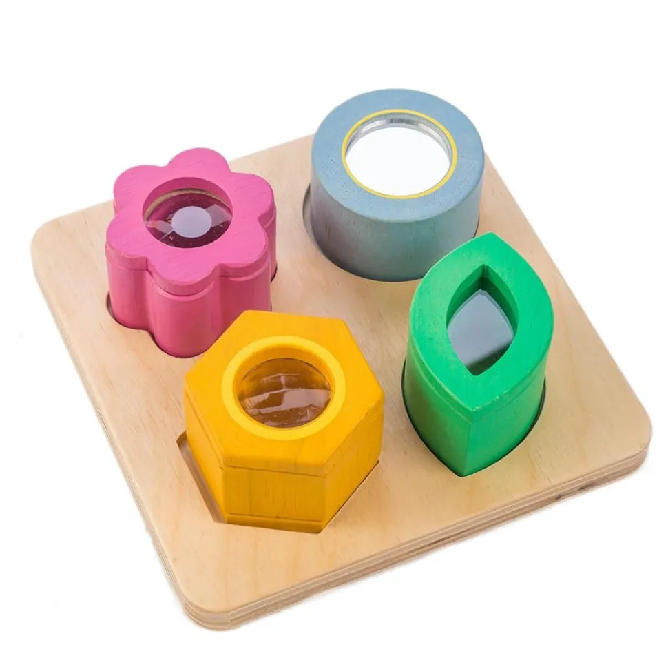 Traepuslespil M. 4 Brikker - Prismer