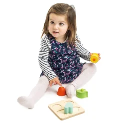 Traepuslespil M. 4 Brikker - Med Lyd