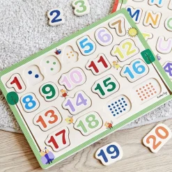 Traepuslespil Med Tal, 1-20