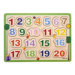 Traepuslespil Med Tal, 1-20