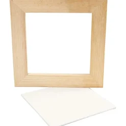Traeramme M. Malerplade (20,8 X 20,8 Cm)