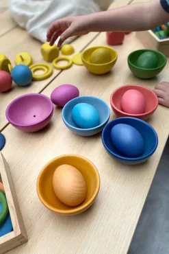 Traeskale - Regnbue, 7 Stk