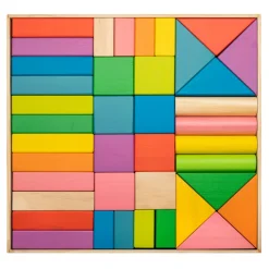 Træklodser - Regnbue, 45 Dele
