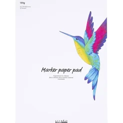 Tuschblok A3 / 120 Gr. - Hvid, 30 Ark