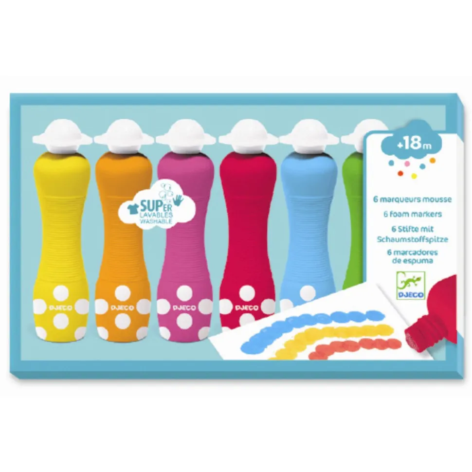 Tusser - Skum Duppe Tuber, 6 Stk.